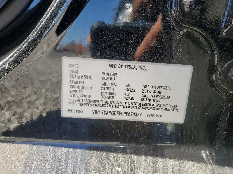 2023 TESLA MODEL Y   