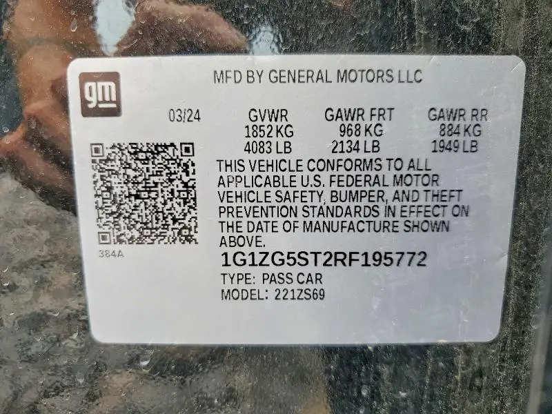 2024 CHEVROLET MALIBU RS  