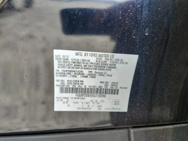 2017 FORD TAURUS SE  