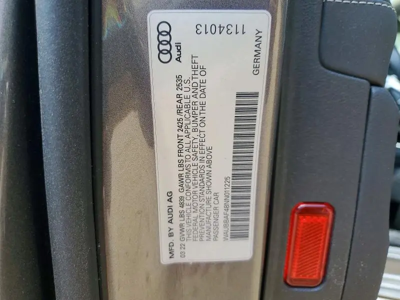 2022 AUDI A4 PREMIUM PLUS 40  