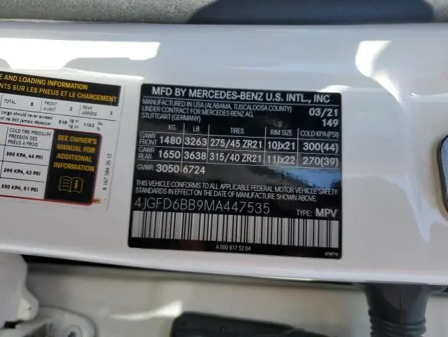 2021 MERCEDES-BENZ GLE COUPE AMG 53 4MATIC  