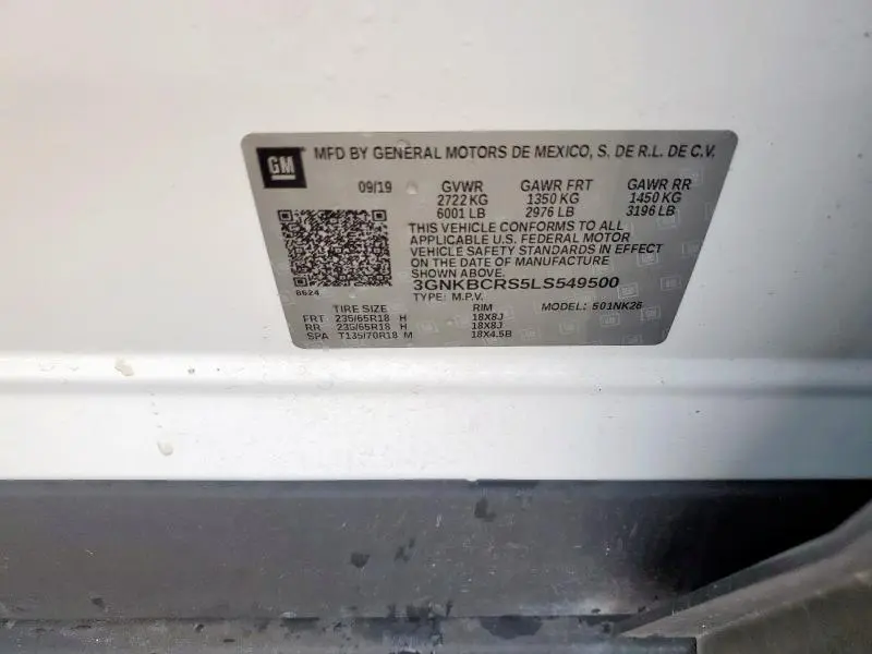 2020 CHEVROLET BLAZER 2LT  