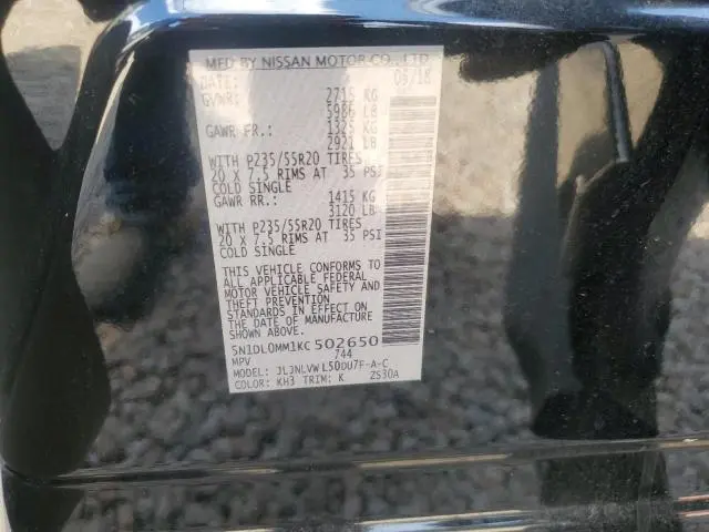 2019 INFINITI QX60 LUXE