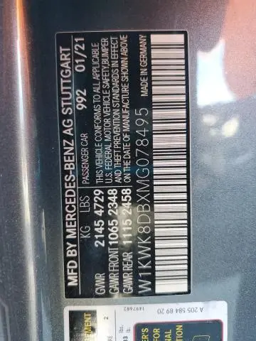 2021 MERCEDES-BENZ C 300  