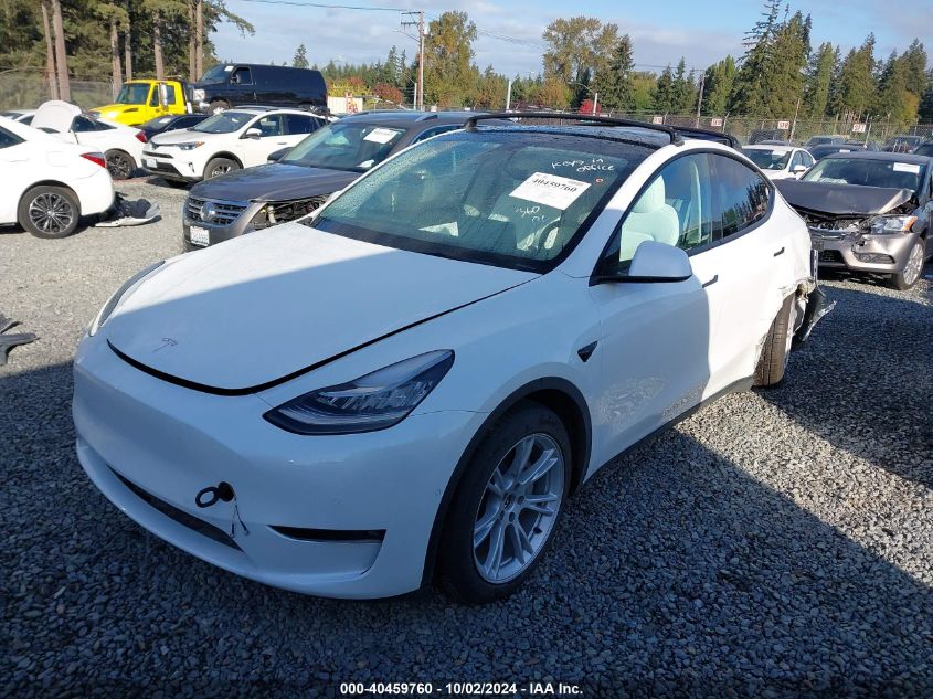 2022 TESLA MODEL Y LONG RANGE DUAL MOTOR ALL-WHEEL DRIVE