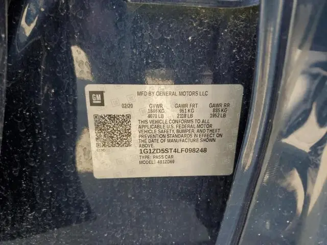 2020 CHEVROLET MALIBU LT  