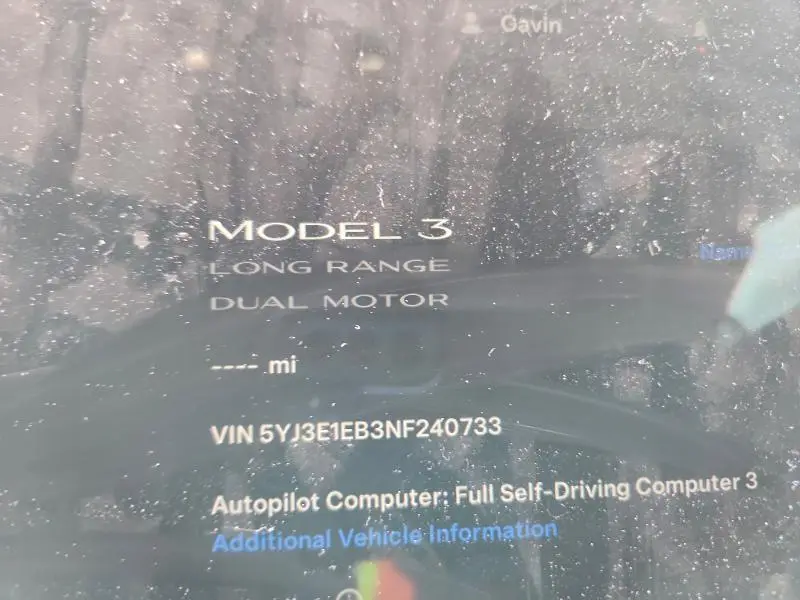 2022 TESLA MODEL 3   