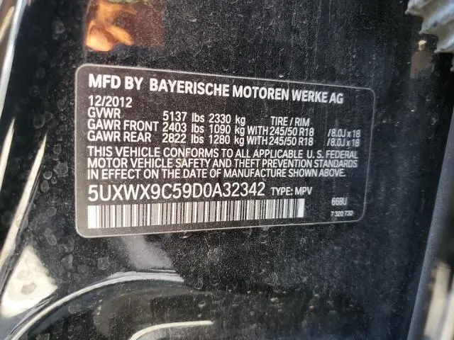 2013 BMW X3 XDRIVE28I  