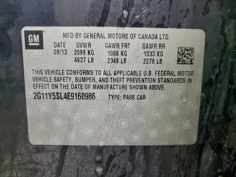 2014 CHEVROLET IMPALA LS  