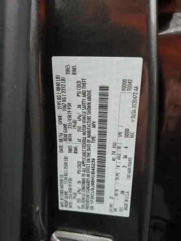 2017 FORD ESCAPE TITANIUM  