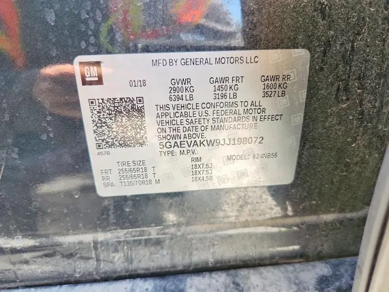 2018 BUICK ENCLAVE ESSENCE  