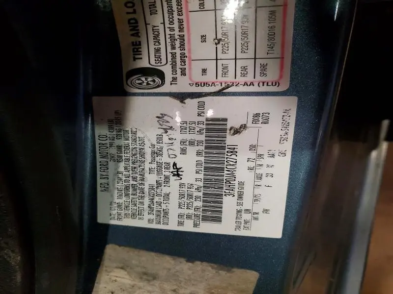 2012 FORD FUSION SEL  