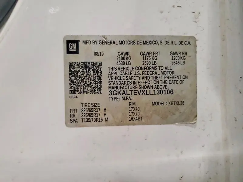 2020 GMC TERRAIN SLE  
