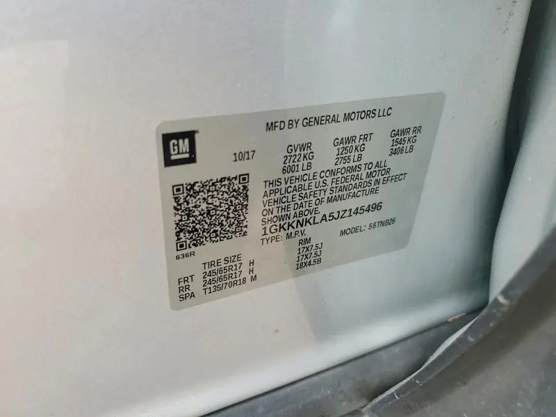 2018 GMC ACADIA SLE  