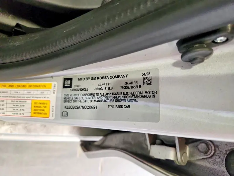 2022 CHEVROLET SPARK LS  