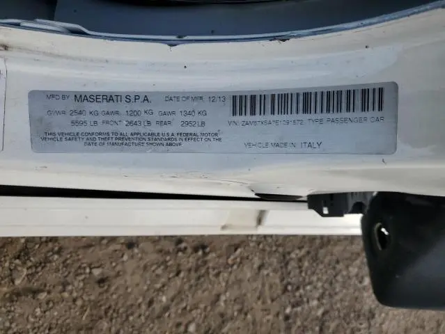 2014 MASERATI GHIBLI   