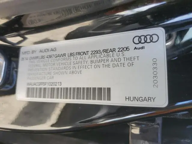 2015 AUDI A3 PREMIUM  