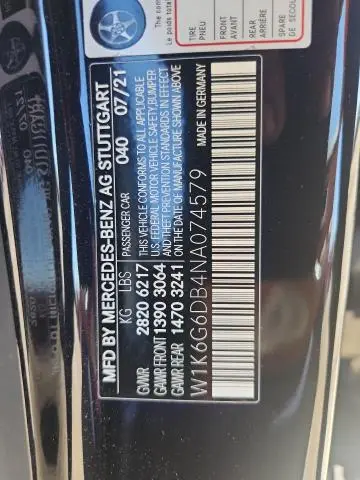 2022 MERCEDES-BENZ S 500 4MATIC  