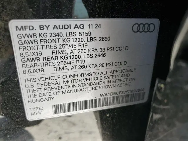 2025 AUDI Q3 PREMIUM S LINE 45  