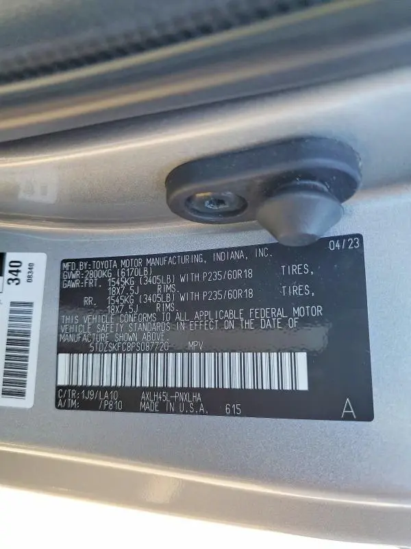 2023 TOYOTA SIENNA LIMITED 7-PASSENGER  