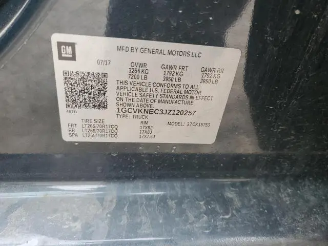 2018 CHEVROLET SILVERADO K1500  