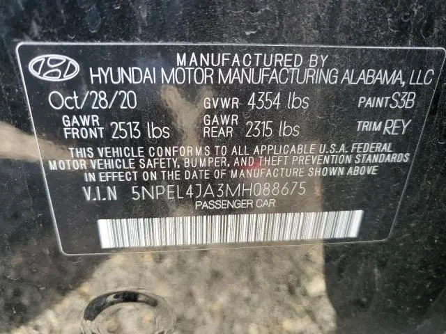 2021 HYUNDAI SONATA SEL  