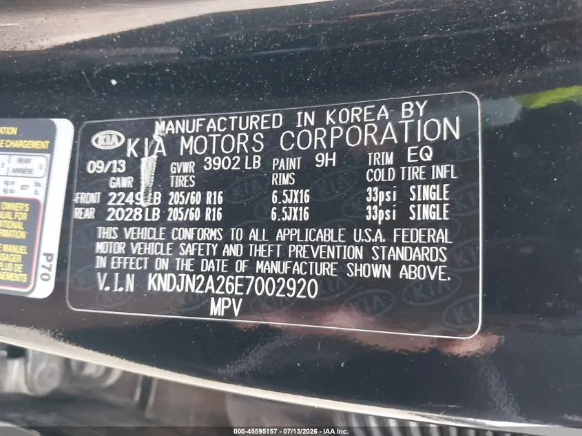 2014 KIA SOUL  