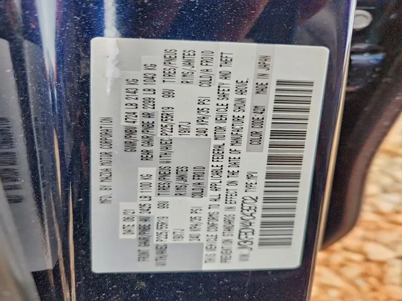 2021 MAZDA CX-5 GRAND TOURING  