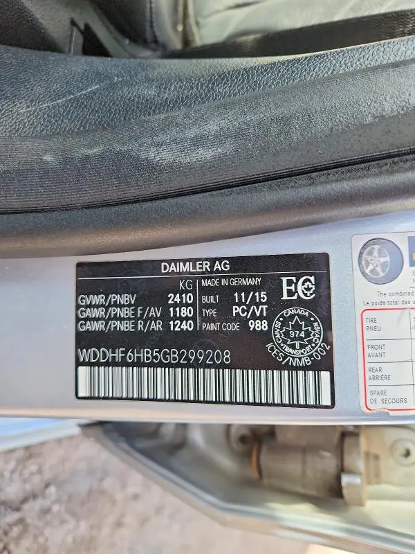 2016 MERCEDES-BENZ E 400 4MATIC  