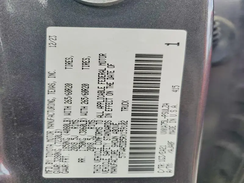 2024 TOYOTA TUNDRA LIMITED  