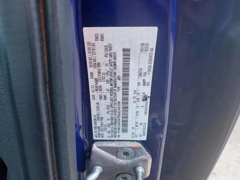 2013 FORD ESCAPE SE  