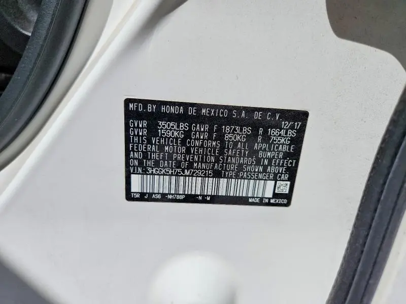 2018 HONDA FIT DX-A  