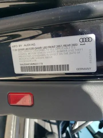 2021 AUDI A6 PREMIUM  