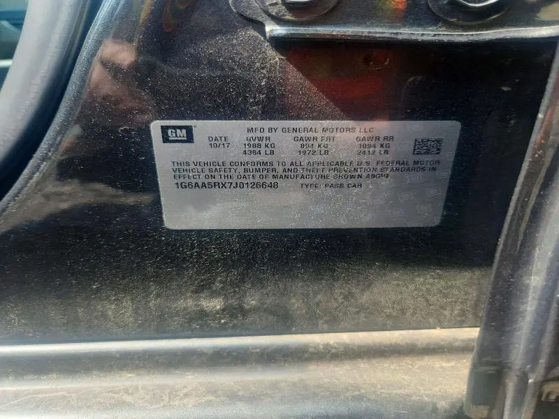 2018 CADILLAC ATS   