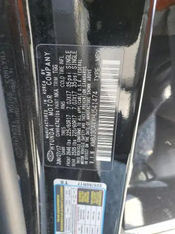 2017 HYUNDAI TUCSON LIMITED  