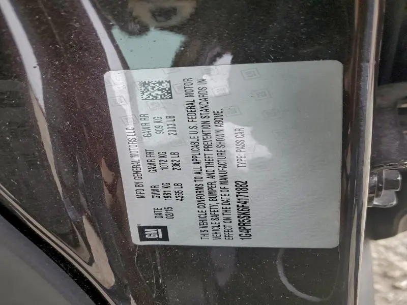 2015 BUICK VERANO CONVENIENCE  