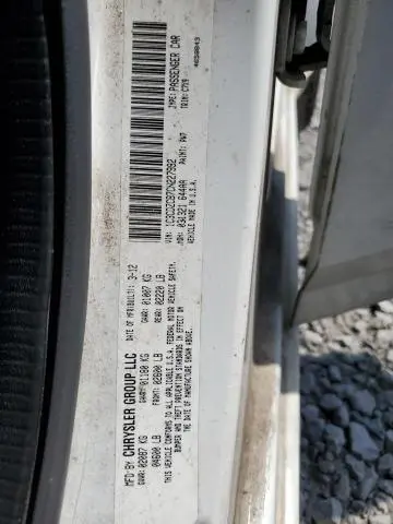 2012 DODGE AVENGER SXT  