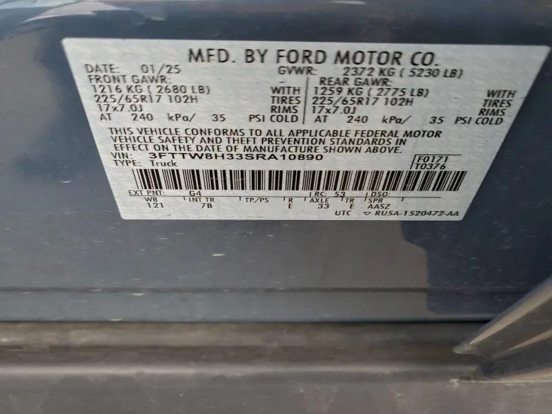 2025 FORD MAVERICK XLT  