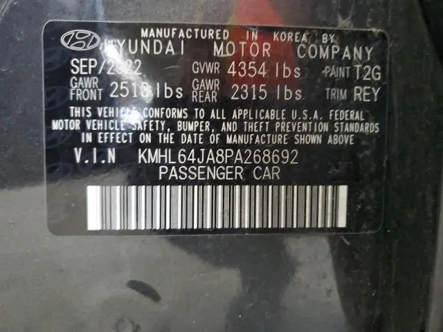 2023 HYUNDAI SONATA SEL  