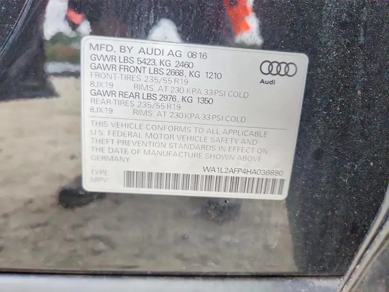 2017 AUDI Q5 PREMIUM PLUS  