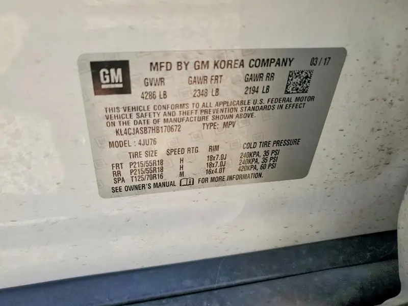2017 BUICK ENCORE PREFERRED  