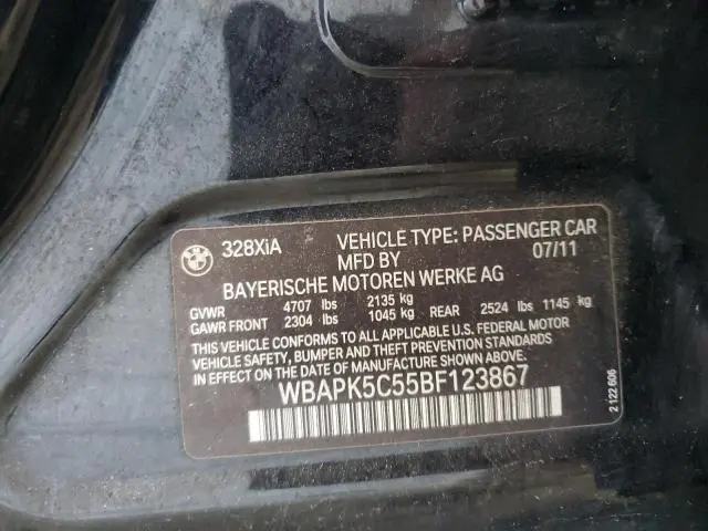 2011 BMW 328 XI SULEV