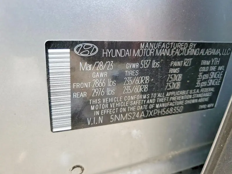 2023 HYUNDAI SANTA FE SEL  