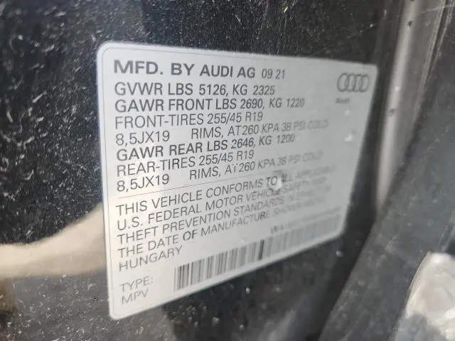 2022 AUDI Q3 PREMIUM PLUS S LINE 45  