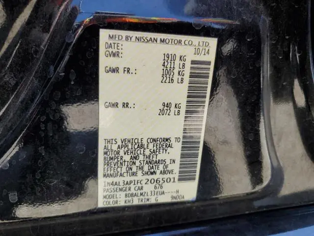 2015 NISSAN ALTIMA 2.5  