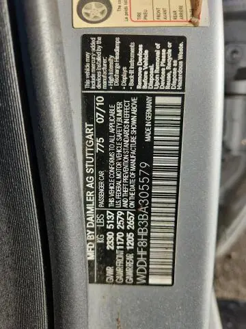 2011 MERCEDES-BENZ E 350 4MATIC  