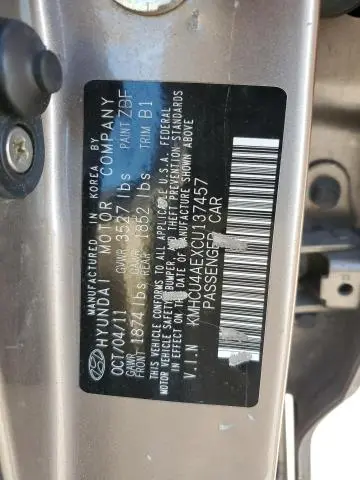 2011 HYUNDAI ACCENT GLS  