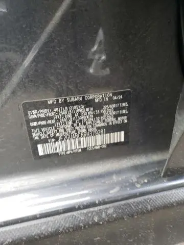 2024 SUBARU CROSSTREK   