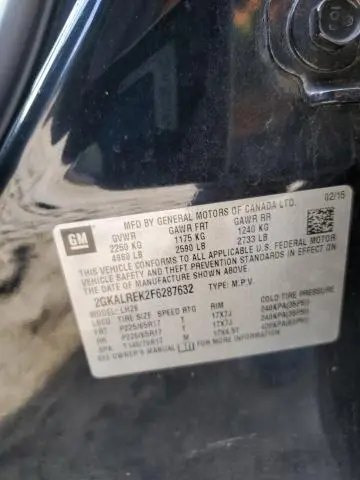 2015 GMC TERRAIN SLE  