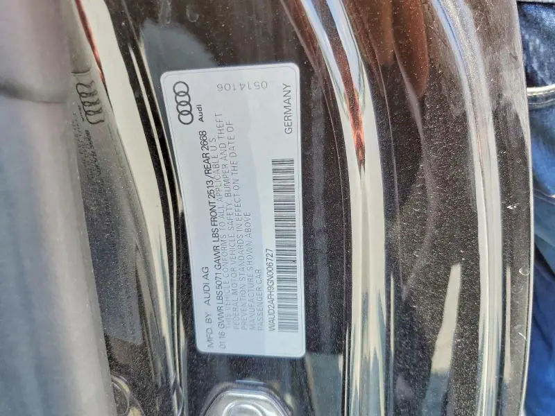 2016 AUDI A5 PREMIUM PLUS S-LINE  